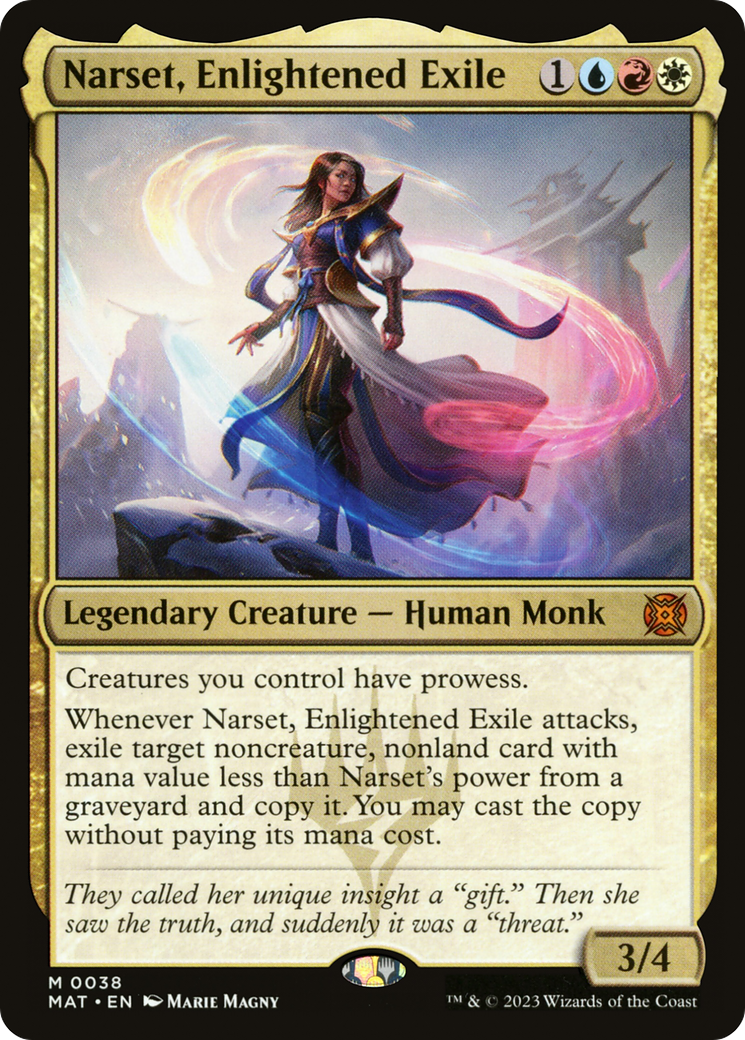 Narset, Enlightened Exile [March of the Machine: The Aftermath] [Foil]