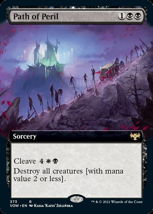 Path of Peril (Extended Art) [Innistrad: Crimson Vow] [Foil]