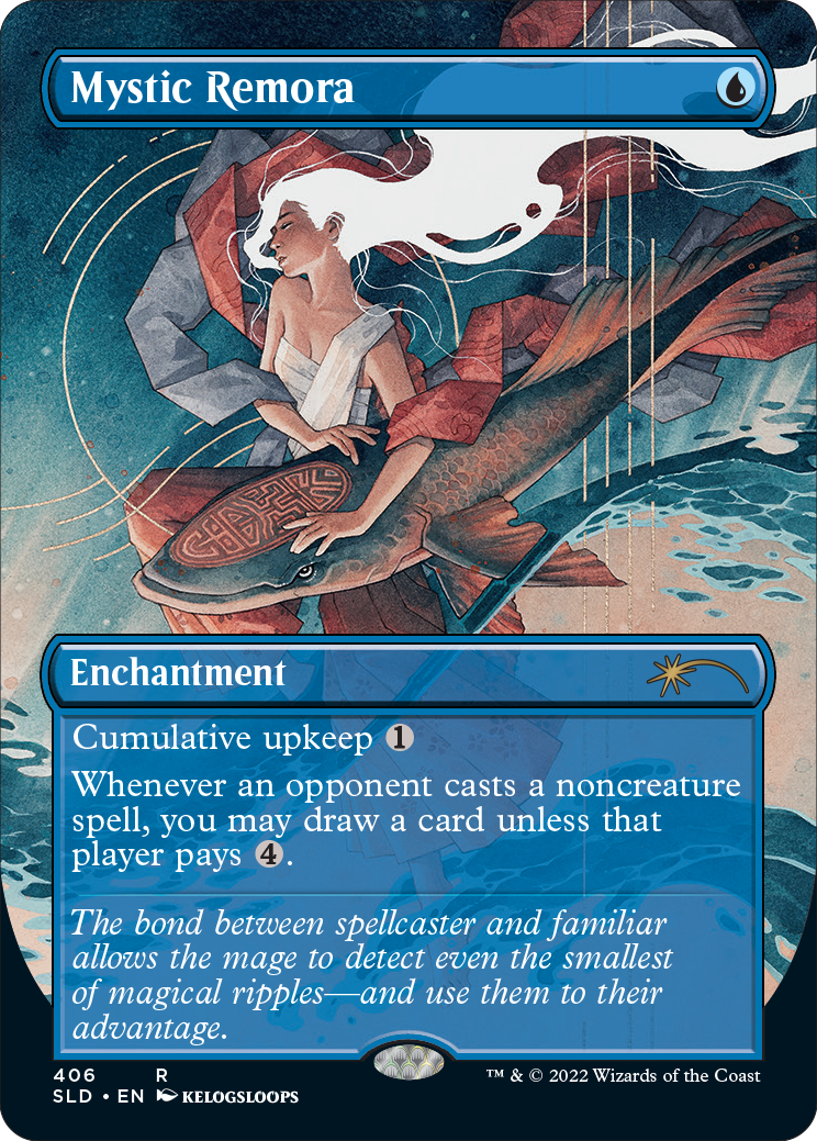 Mystic Remora (Borderless) [Secret Lair Drop Series] [Foil]