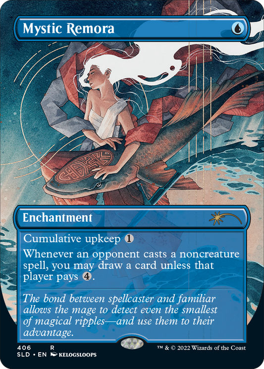Mystic Remora (Borderless) [Secret Lair Drop Series] [Foil]