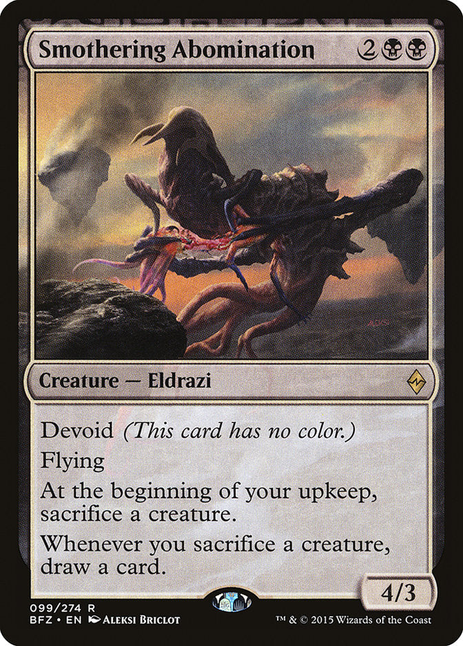 Smothering Abomination [Battle for Zendikar] [Foil]