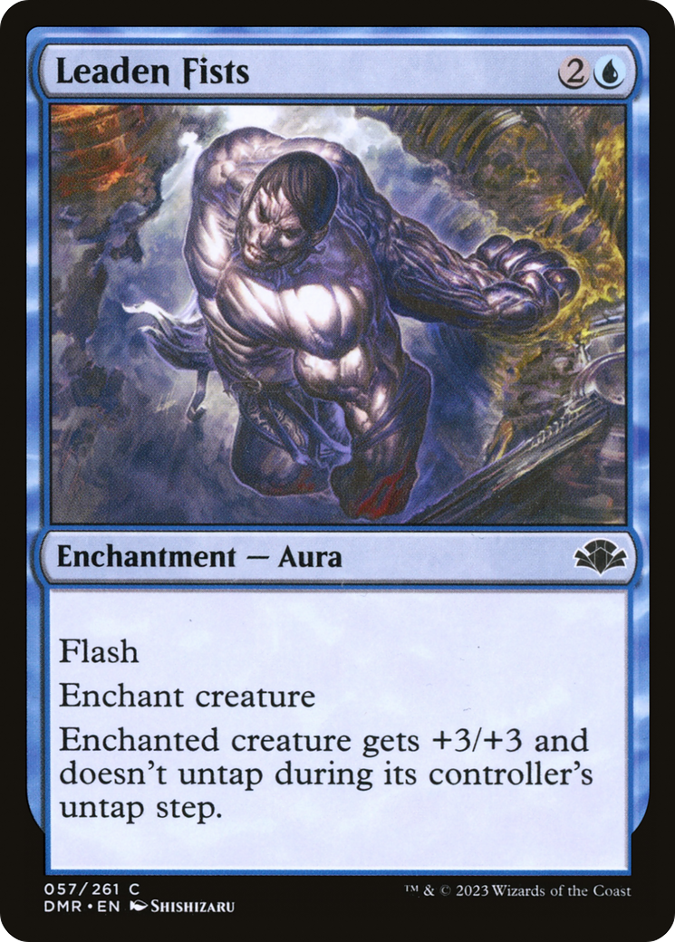 Leaden Fists [Dominaria Remastered] [Foil]