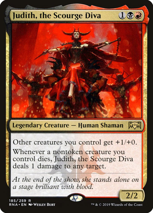 Judith, the Scourge Diva [Ravnica Allegiance] [Foil]