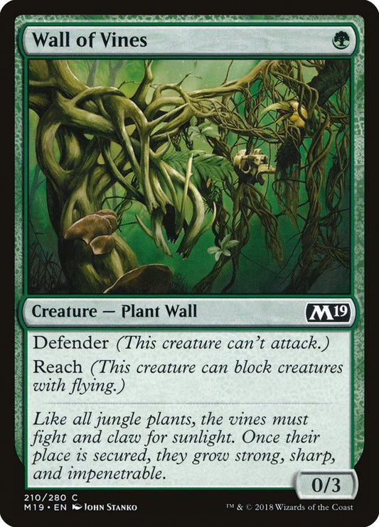 Wall of Vines [Core Set 2019] [Foil]