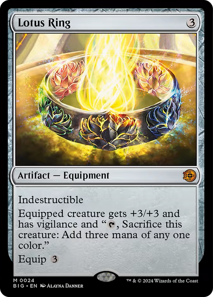 Lotus Ring [Outlaws of Thunder Junction: The Big Score] [Foil]