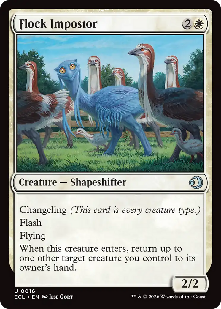 Flock Impostor [Lorwyn Eclipsed] [Foil]