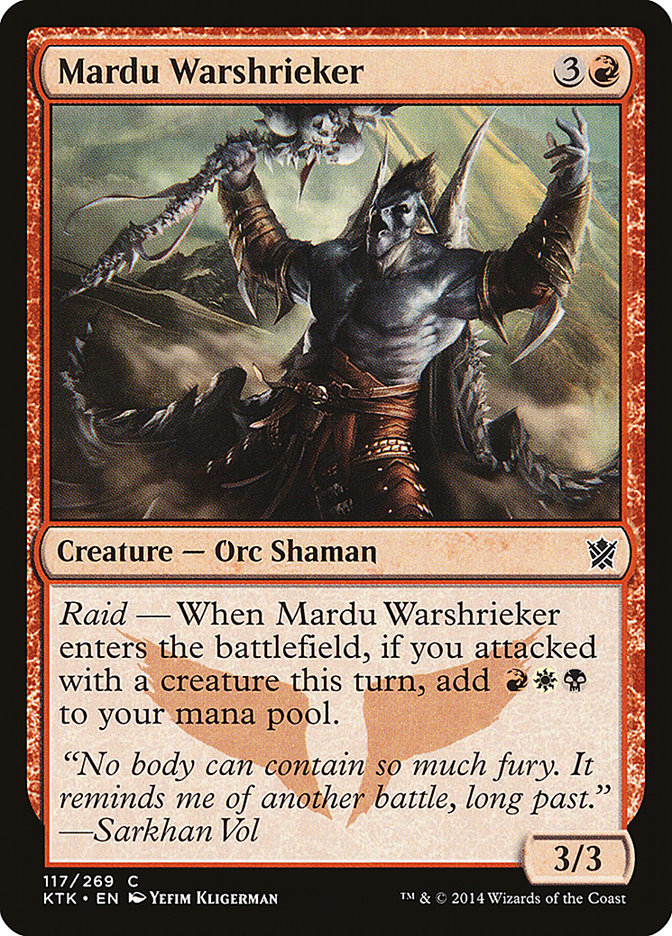 Mardu Warshrieker [Khans of Tarkir] [Foil]