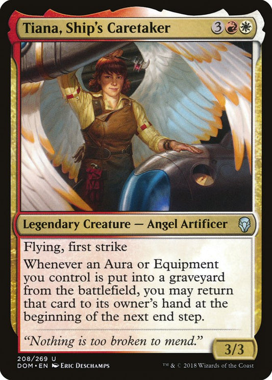 Tiana, Ship's Caretaker [Dominaria] [Foil]