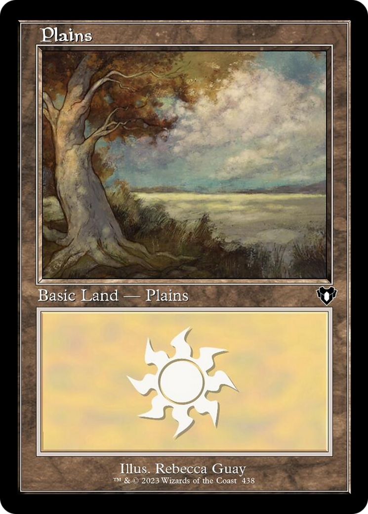 Plains (438) (Retro) [Commander Masters] [Foil]
