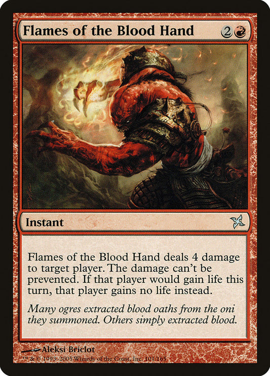 Flames of the Blood Hand [Betrayers of Kamigawa] [Foil]