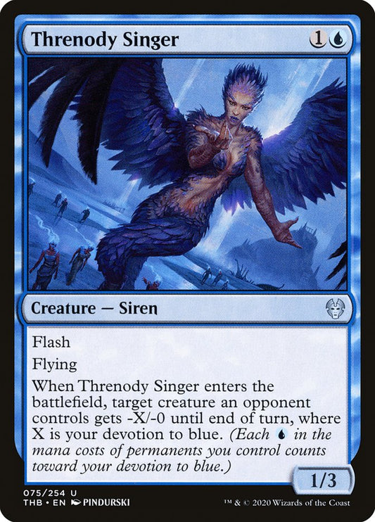 Threnody Singer [Theros Beyond Death] [Foil]