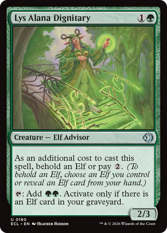 Lys Alana Dignitary [Lorwyn Eclipsed] [Foil]