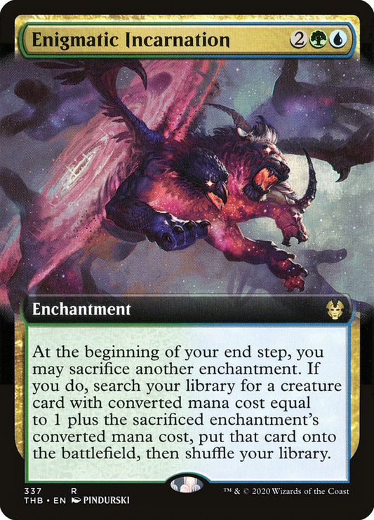 Enigmatic Incarnation (Extended Art) [Theros Beyond Death] [Foil]