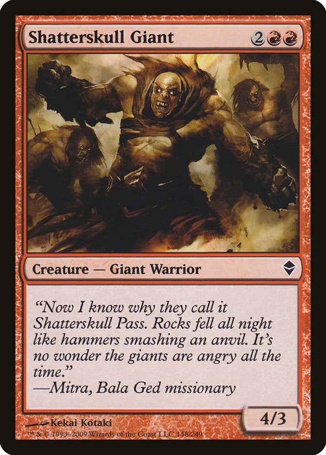 Shatterskull Giant [Zendikar] [Foil]