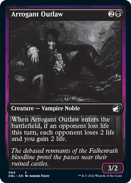 Arrogant Outlaw [Innistrad: Double Feature] [Foil]