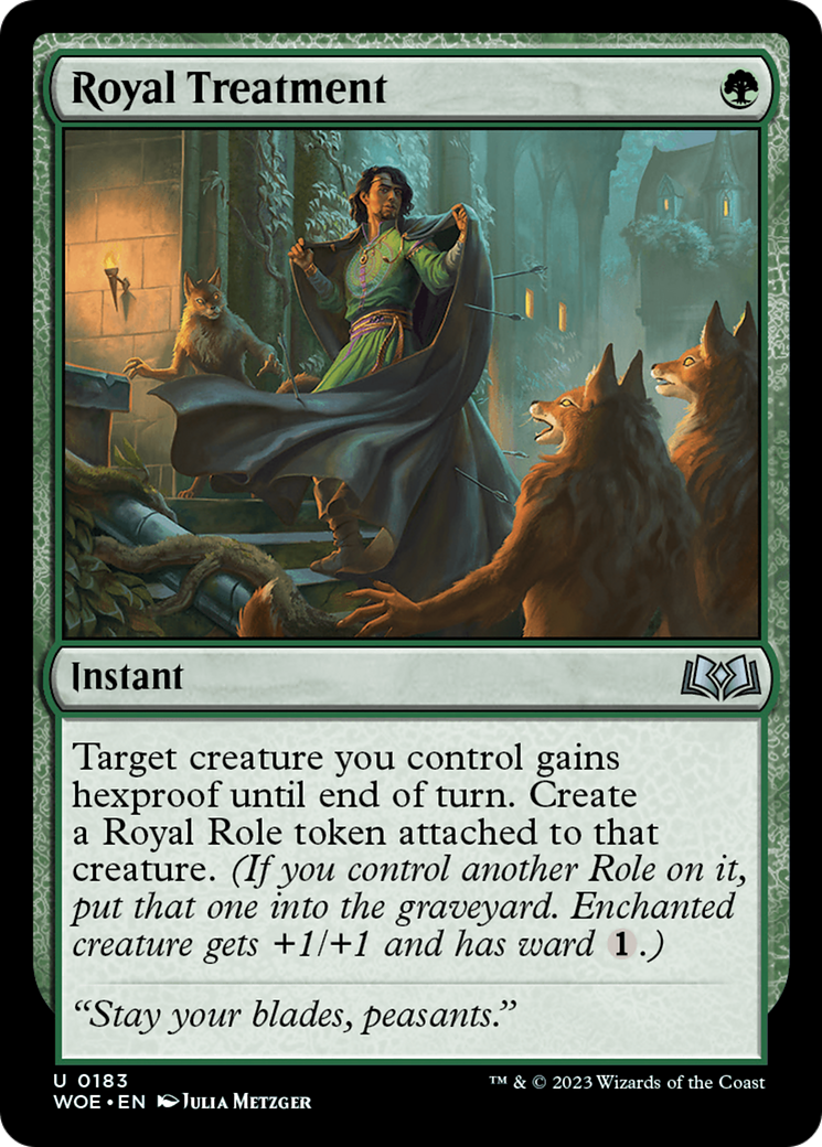 Royal Treatment [Wilds of Eldraine] [Foil]