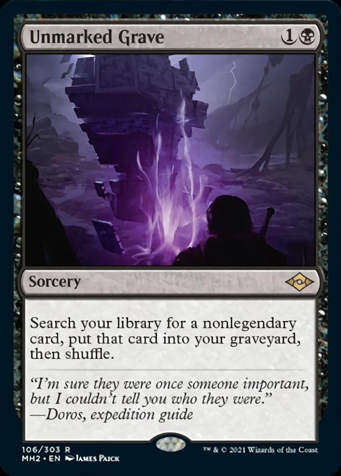 Unmarked Grave [Modern Horizons 2] [Foil]