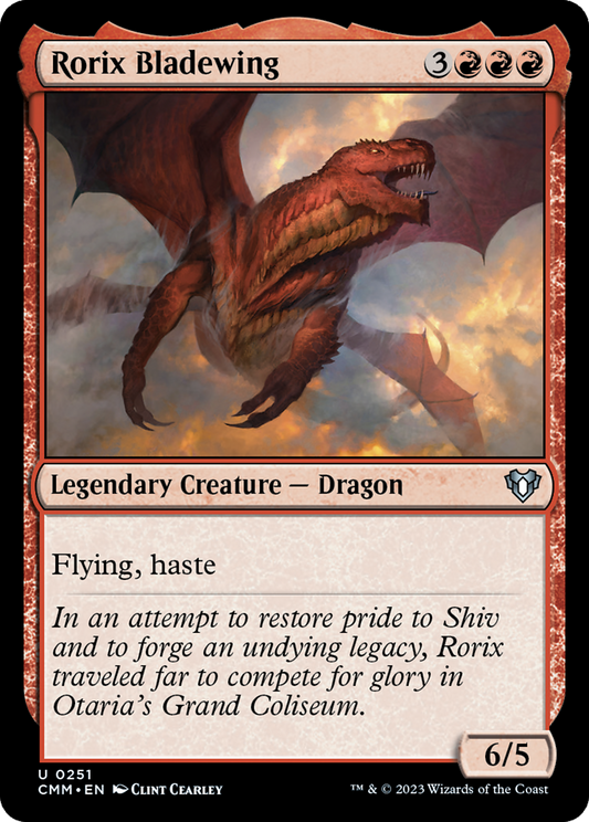 Rorix Bladewing [Commander Masters] [Foil]
