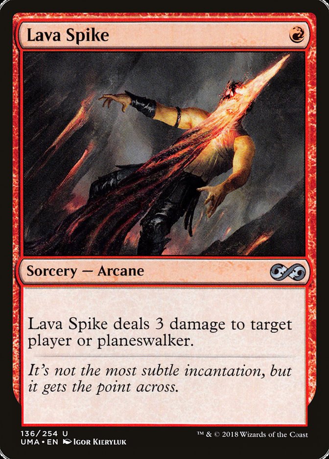 Lava Spike [Ultimate Masters] [Foil]