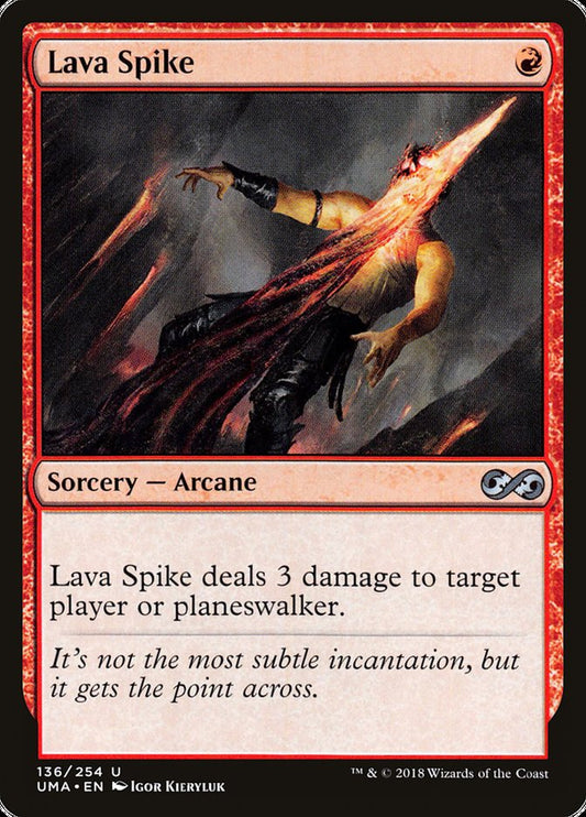 Lava Spike [Ultimate Masters] [Foil]