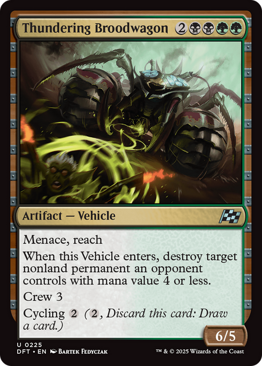 Thundering Broodwagon [Aetherdrift] [Foil]