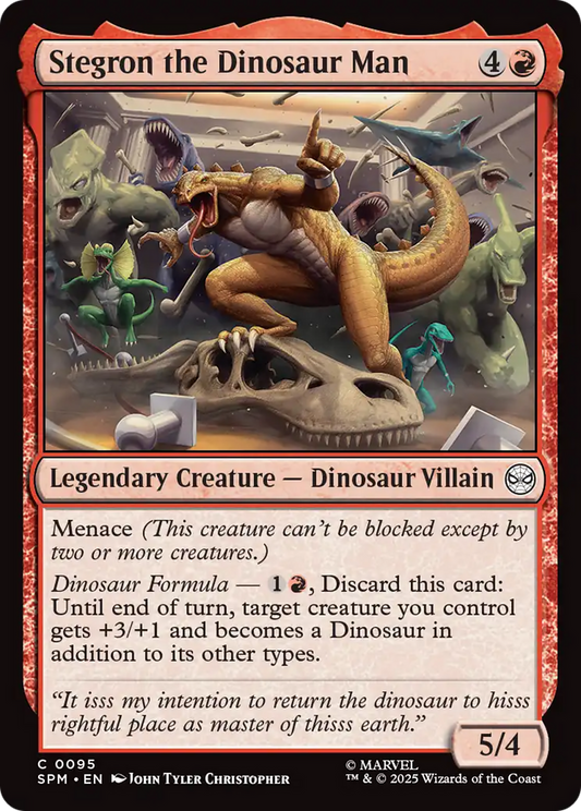 Stegron the Dinosaur Man [Marvel's Spider-Man] [Foil]