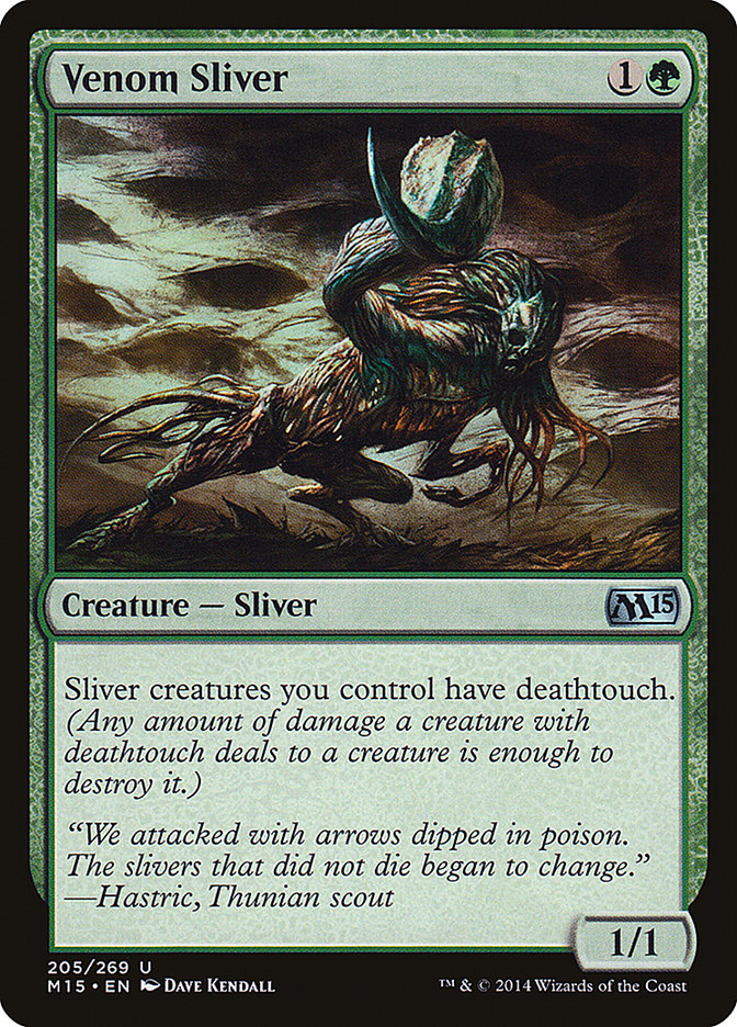 Venom Sliver [Core Set 2015]