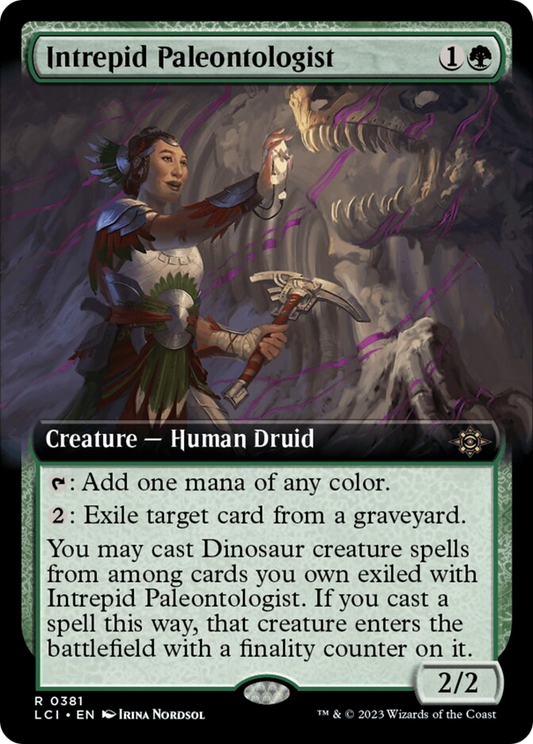 Intrepid Paleontologist (Extended Art) [The Lost Caverns of Ixalan] [Foil]