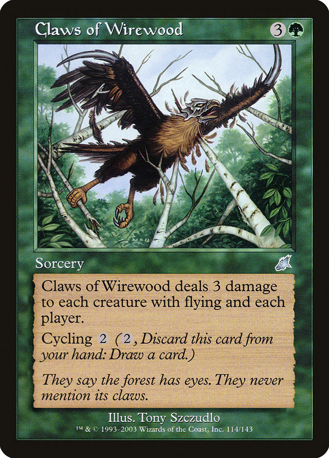 Claws of Wirewood [Scourge] [Foil]