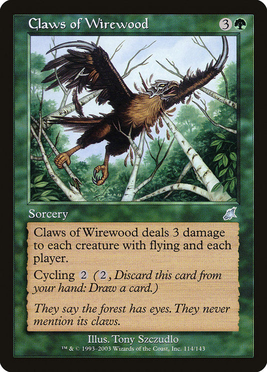 Claws of Wirewood [Scourge] [Foil]