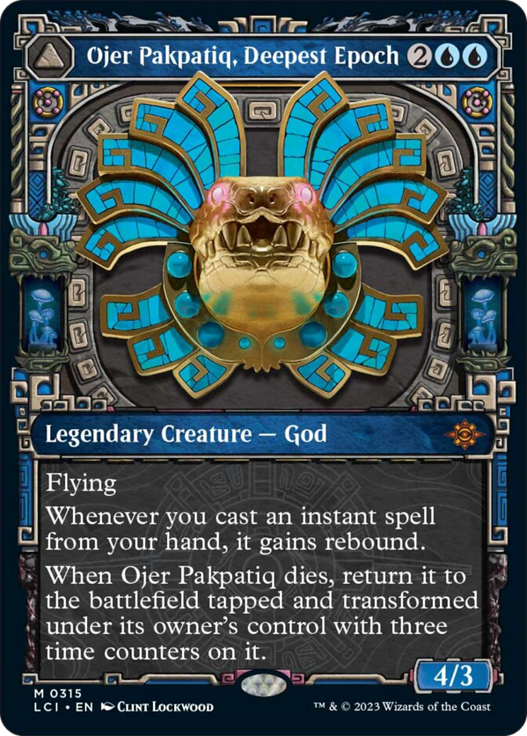 Ojer Pakpatiq, Deepest Epoch // Temple of Cyclical Time (Showcase) [The Lost Caverns of Ixalan] [Foil]