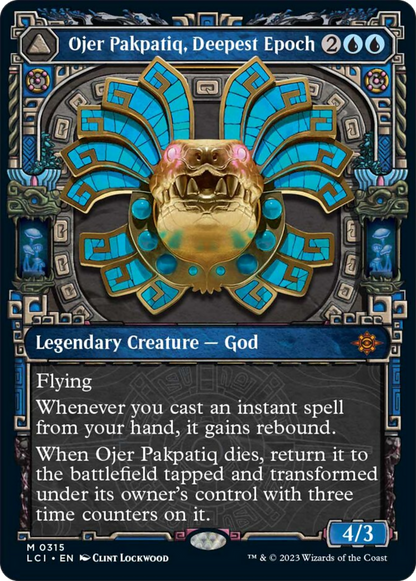 Ojer Pakpatiq, Deepest Epoch // Temple of Cyclical Time (Showcase) [The Lost Caverns of Ixalan] [Foil]