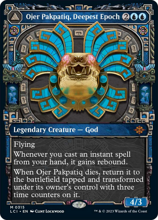 Ojer Pakpatiq, Deepest Epoch // Temple of Cyclical Time (Showcase) [The Lost Caverns of Ixalan] [Foil]