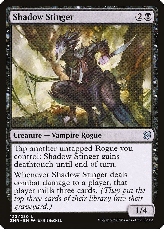 Shadow Stinger [Zendikar Rising] [Foil]