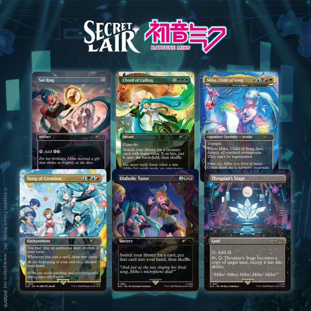Secret Lair "Secret Lair x Hatsune Miku: Digital Sensation" Non-Foil