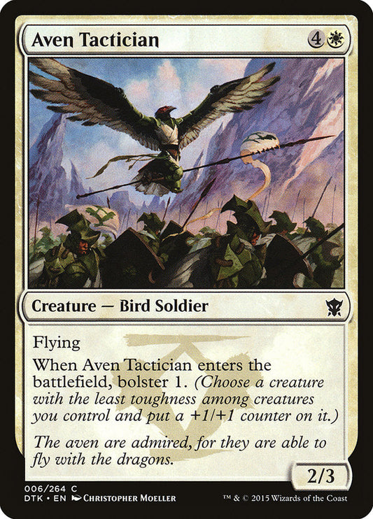 Aven Tactician [Dragons of Tarkir] [Foil]