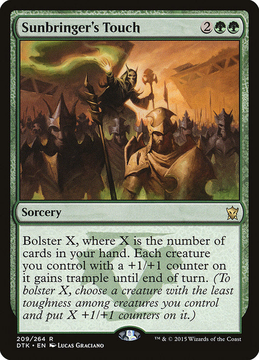 Sunbringer's Touch [Dragons of Tarkir] [Foil]
