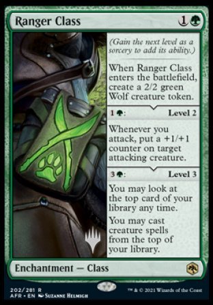 Ranger Class (Promo Pack) [Dungeons & Dragons: Adventures in the Forgotten Realms Promos] [Foil]