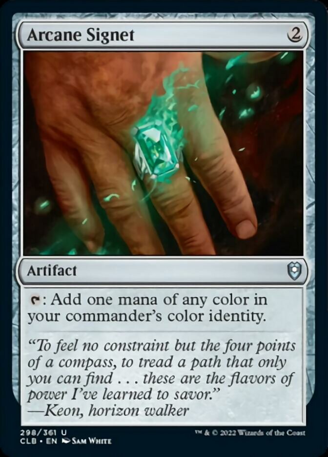 Arcane Signet [Commander Legends: Battle for Baldur's Gate] [Foil]