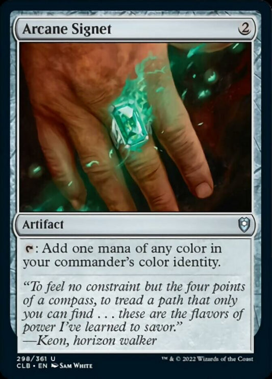 Arcane Signet [Commander Legends: Battle for Baldur's Gate] [Foil]