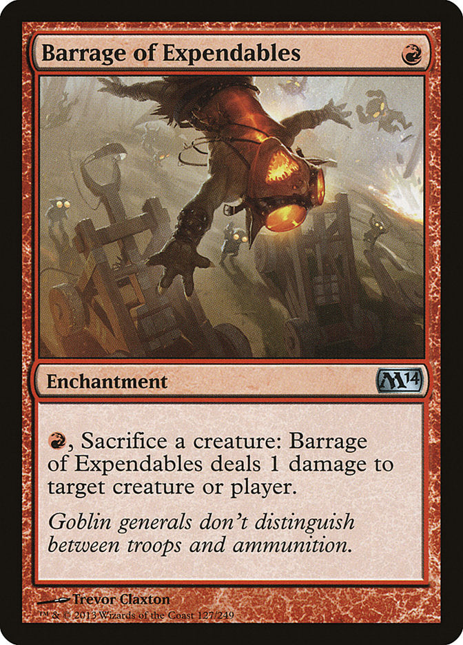 Barrage of Expendables [Core Set 2014]