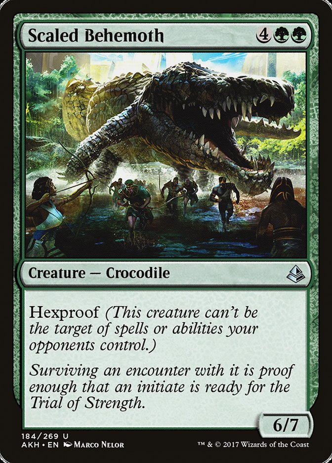 Scaled Behemoth [Amonkhet] [Foil]