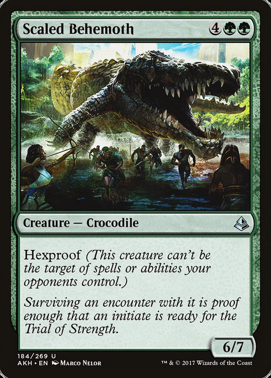 Scaled Behemoth [Amonkhet] [Foil]