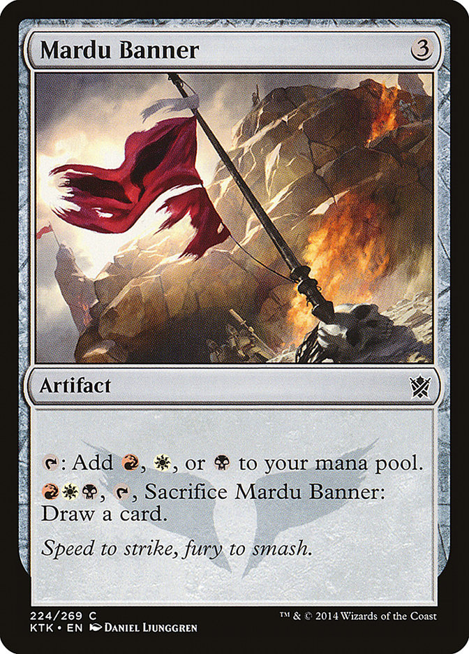 Mardu Banner [Khans of Tarkir] [Foil]