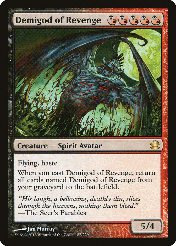 Demigod of Revenge [Modern Masters] [Foil]