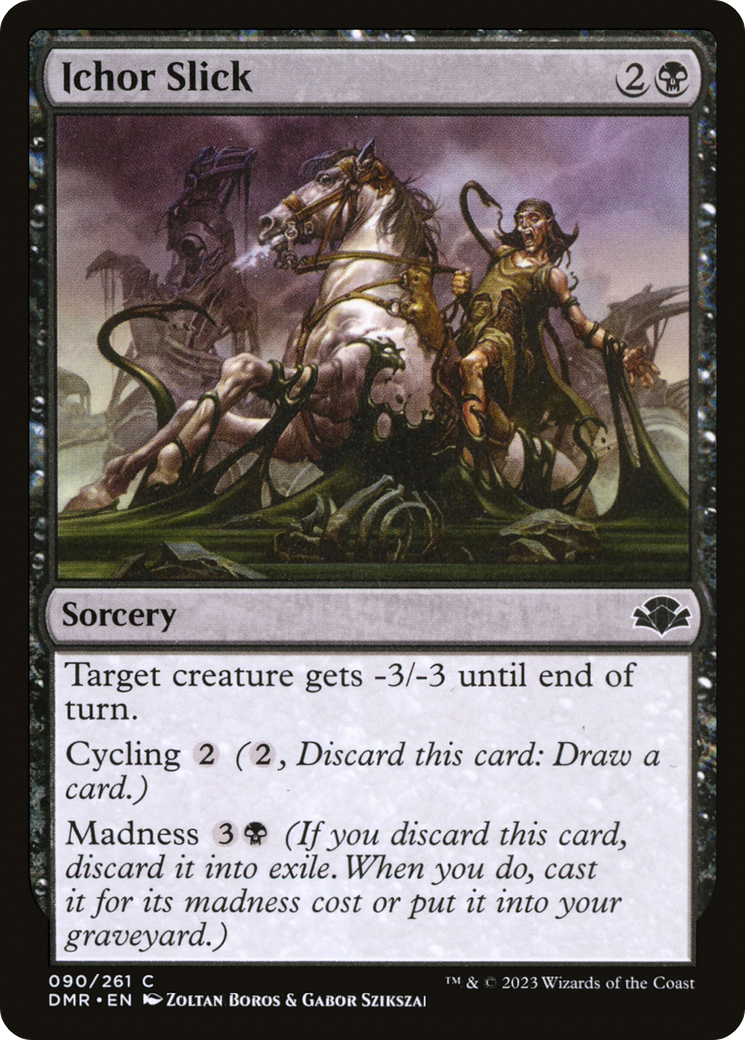 Ichor Slick [Dominaria Remastered] [Foil]