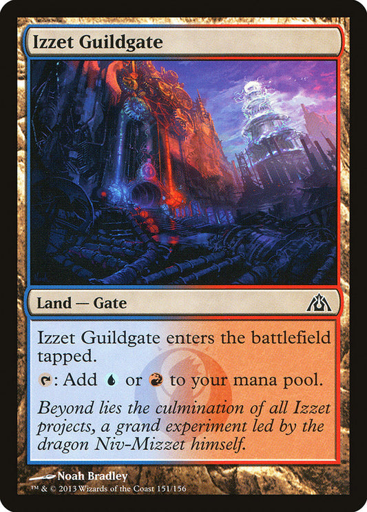 Izzet Guildgate [Dragon's Maze] [Foil]