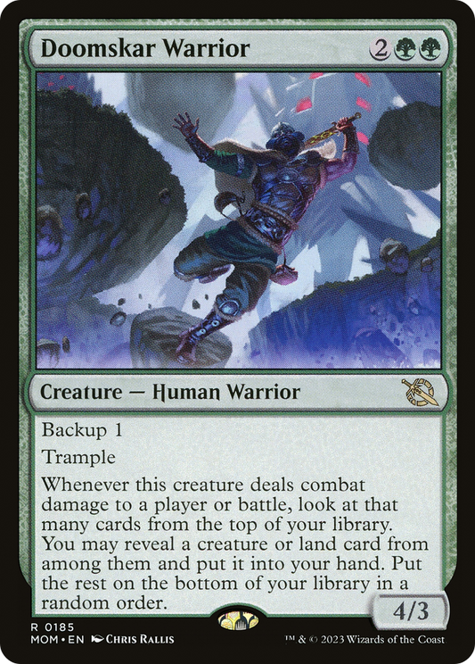Doomskar Warrior [March of the Machine] [Foil]