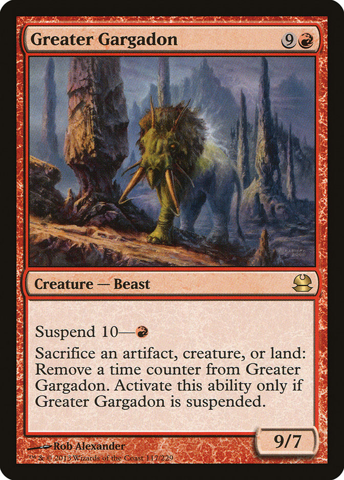 Greater Gargadon [Modern Masters] [Foil]