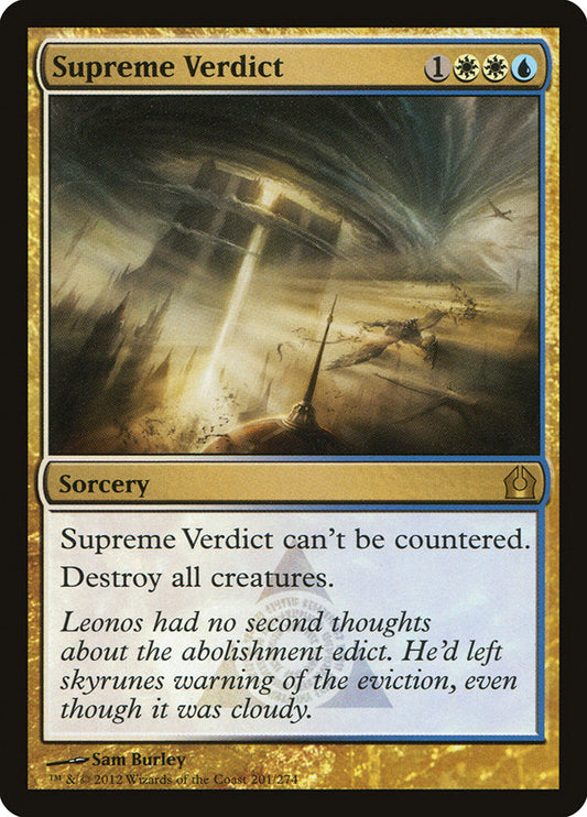 Supreme Verdict [Return to Ravnica] [Foil]